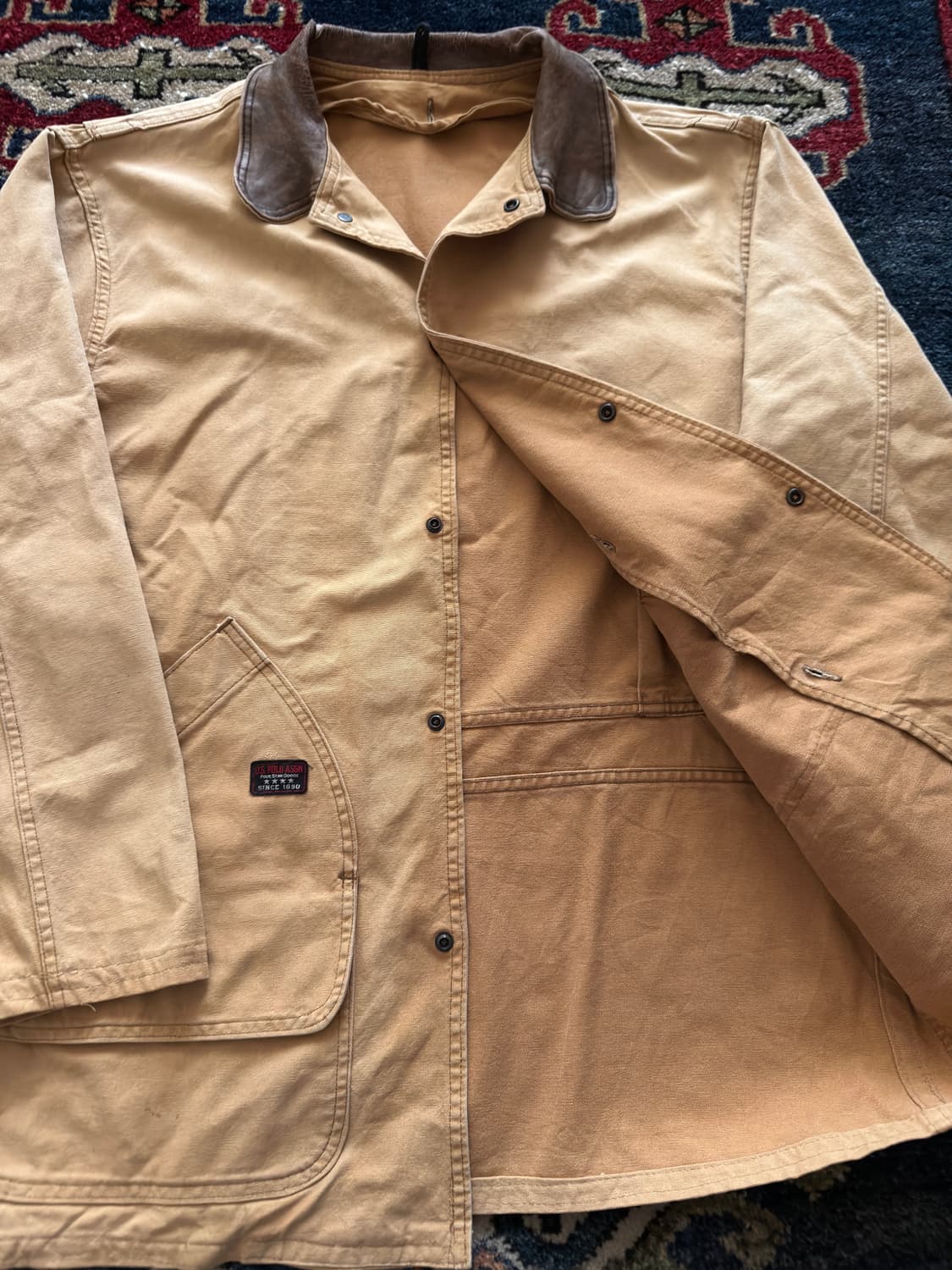 80s Wool Rich 아즈텍 라이너 덕 헌팅 필드 코트자켓 상품이미지8