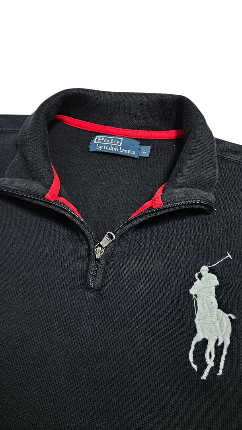 폴로 랄프로렌 빅포니 반집업 니트 상품이미지6
