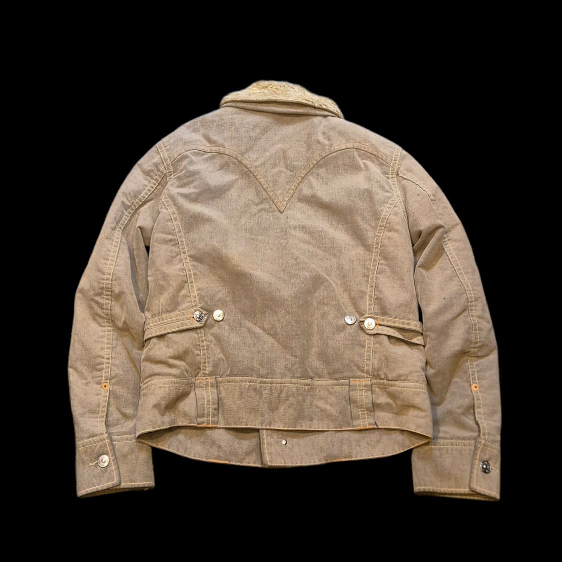 실사이즈 M~L(착샷잇음) 리바이스 TYPE-1 베이지 코듀로이자켓 상품이미지2