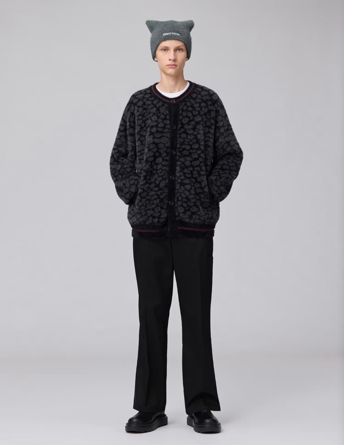 [XL] 25 신상 GU 언더커버 UG 플레어 부츠컷 치노 팬츠 블랙 상품이미지2