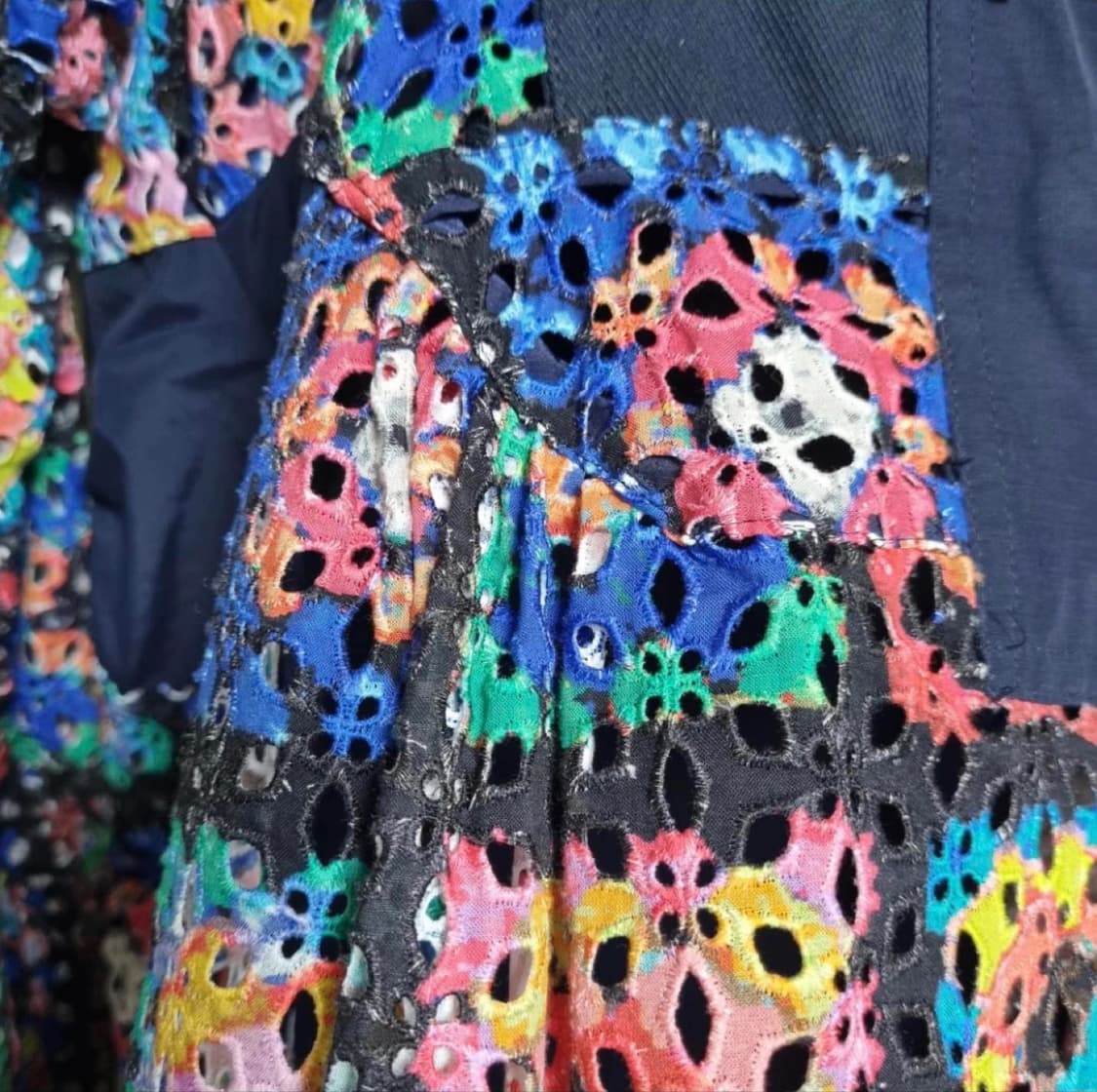 Sacai 사카이 멀티컬러 아일렛 원피스 2 상품이미지4