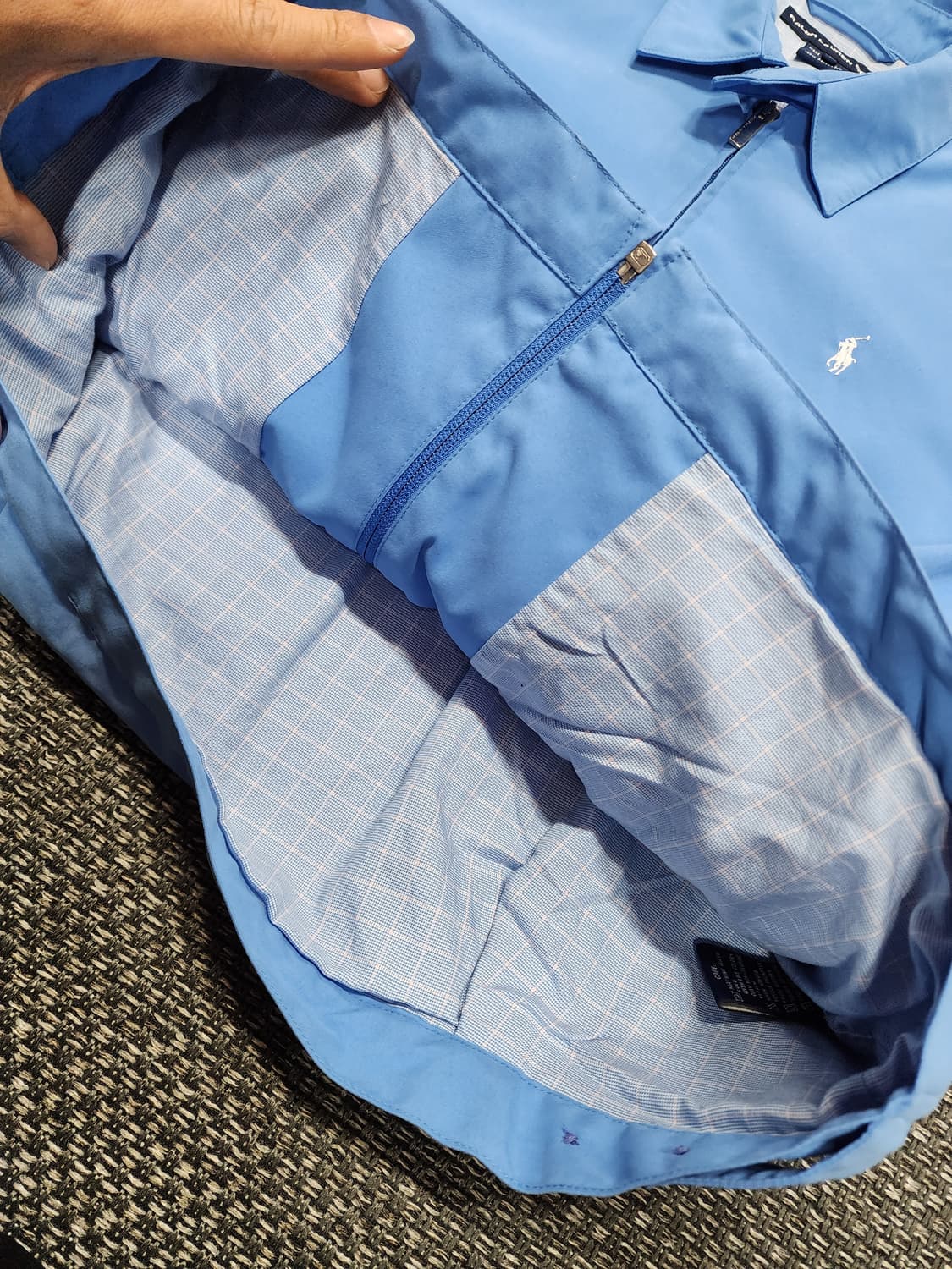 폴로  바이스윙 블루 자켓
L사이즈 상품이미지3