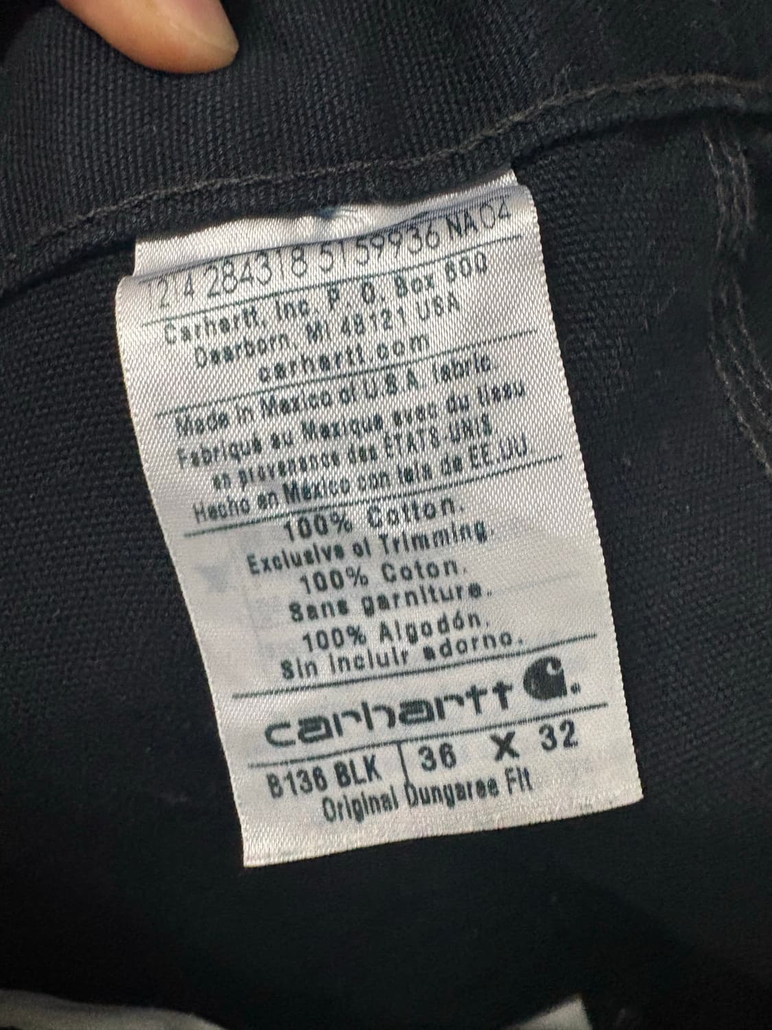 00s 칼하트 빈티지 더블니 36 상품이미지2
