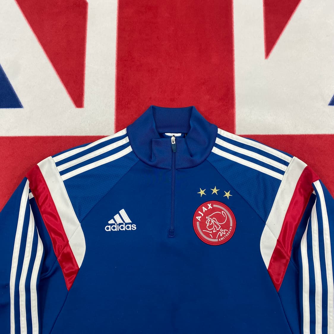 14-15 아디다스 아약스 암스테르담 반집업 트레이닝탑 M  상품이미지3