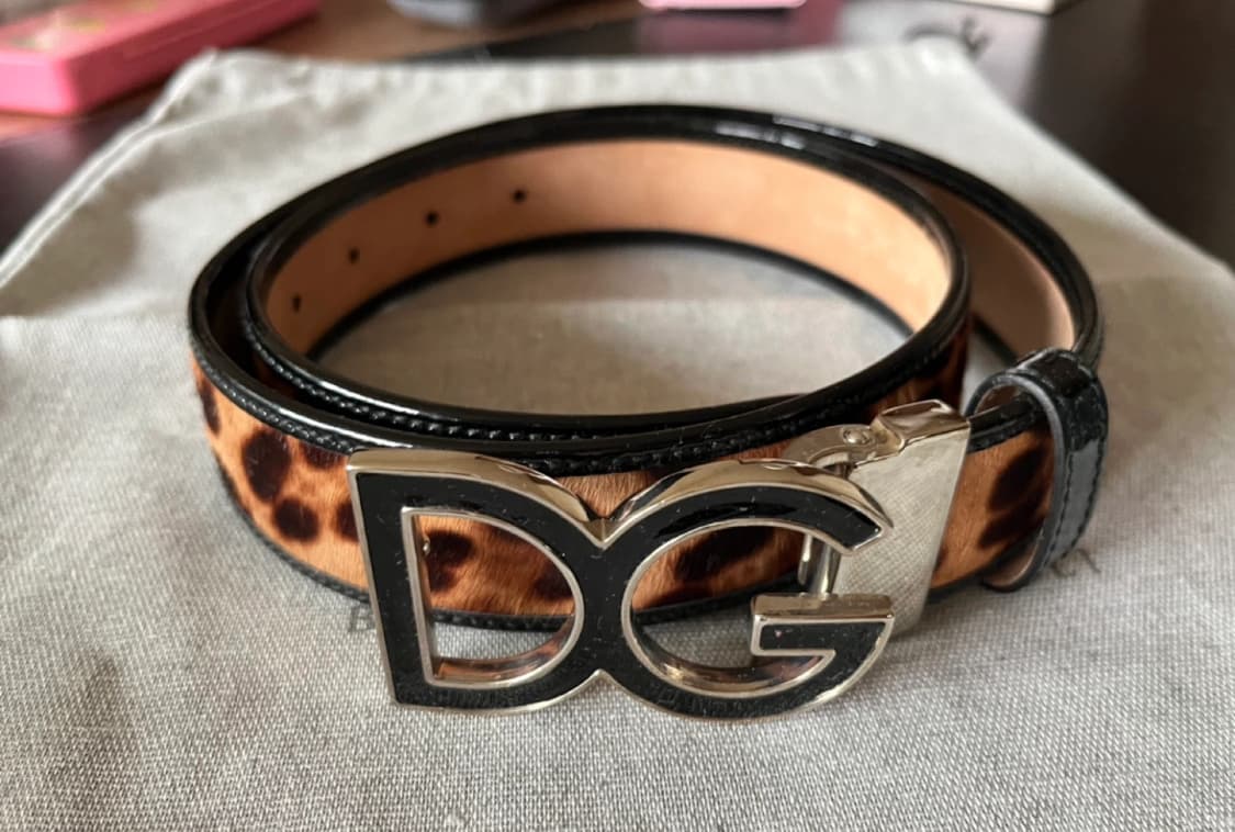 Dolce & Gabbana  DG 로고 송치 벨트 상품이미지2