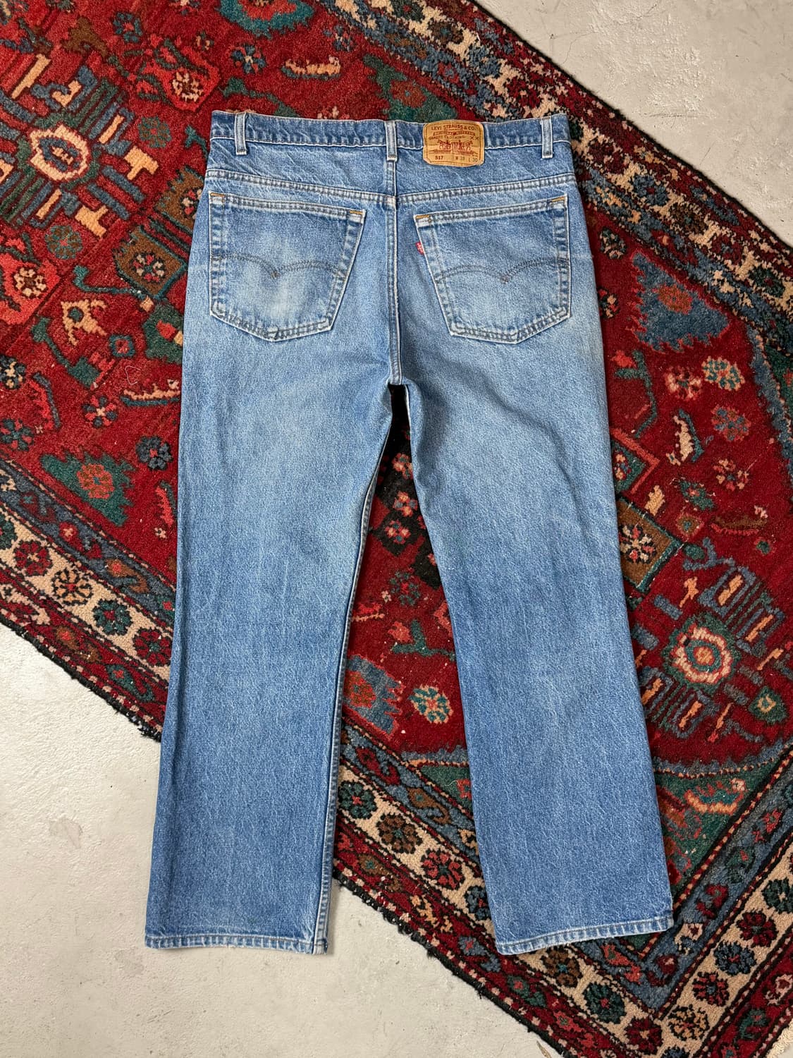 90's USA Made 빈티지 리바이스 517 오렌지탭 부츠컷 상품이미지4