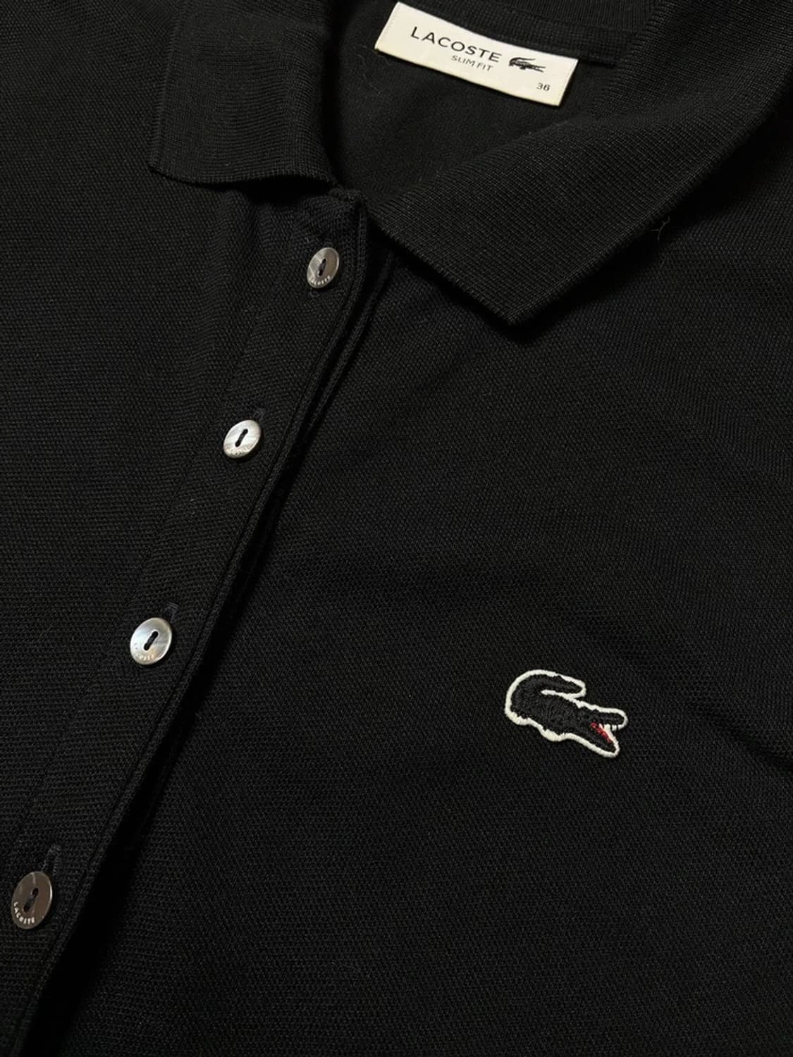 라코스테 우먼스 코튼 반팔 카라 원피스 PN9662 상품이미지3