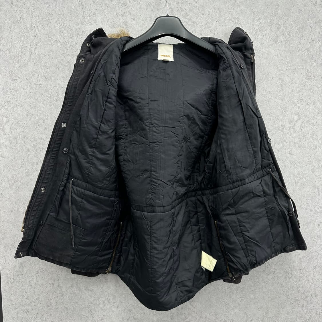 95 디젤 남자 워싱 누빔 야상 점퍼 상품이미지3