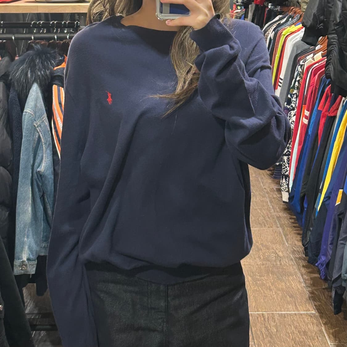 [HI] 폴로 니트 네이비 상품이미지2