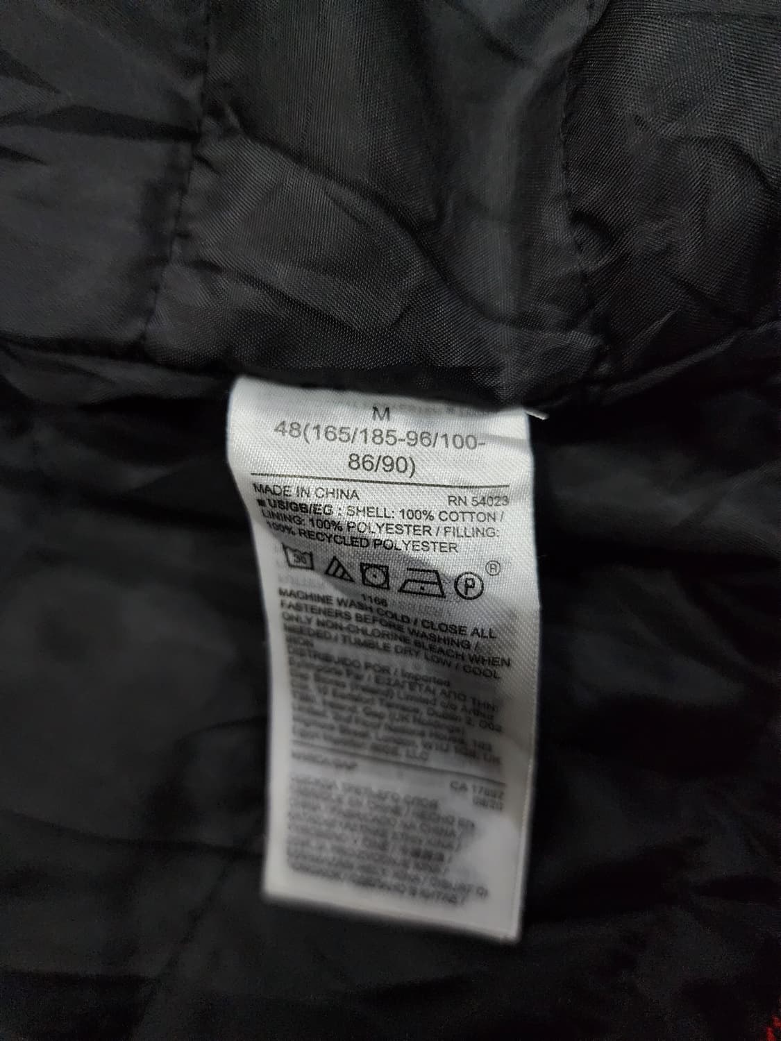 GAP 갭 누빔 플란넬 체크 셔츠 자켓  M 상품이미지6