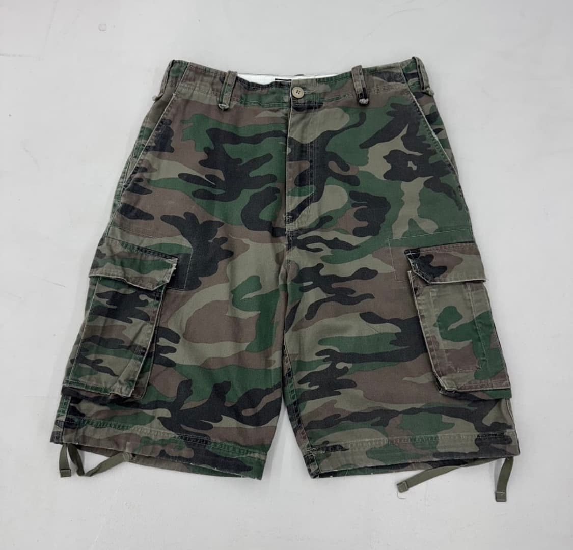 아베크롬비 y2k 카모 버뮤다 팬츠 상품이미지2