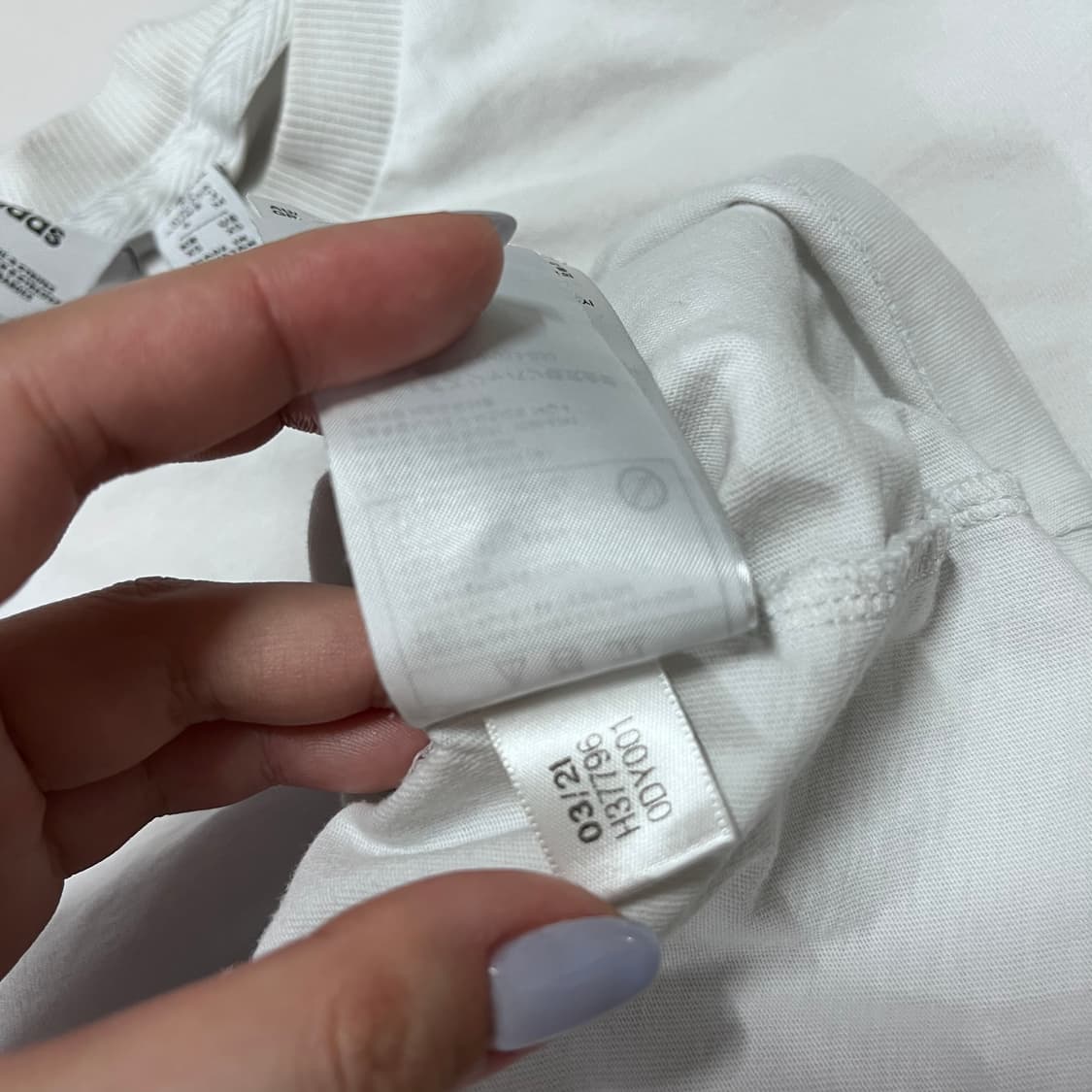 [정품] 아디다스 화이트 삼선 반팔티 [ XS ] 상품이미지6