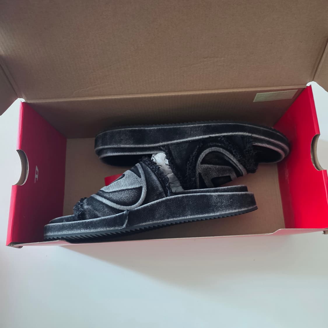 디젤 데님 흑청 슬리퍼 42사이즈 270~275 상품이미지3