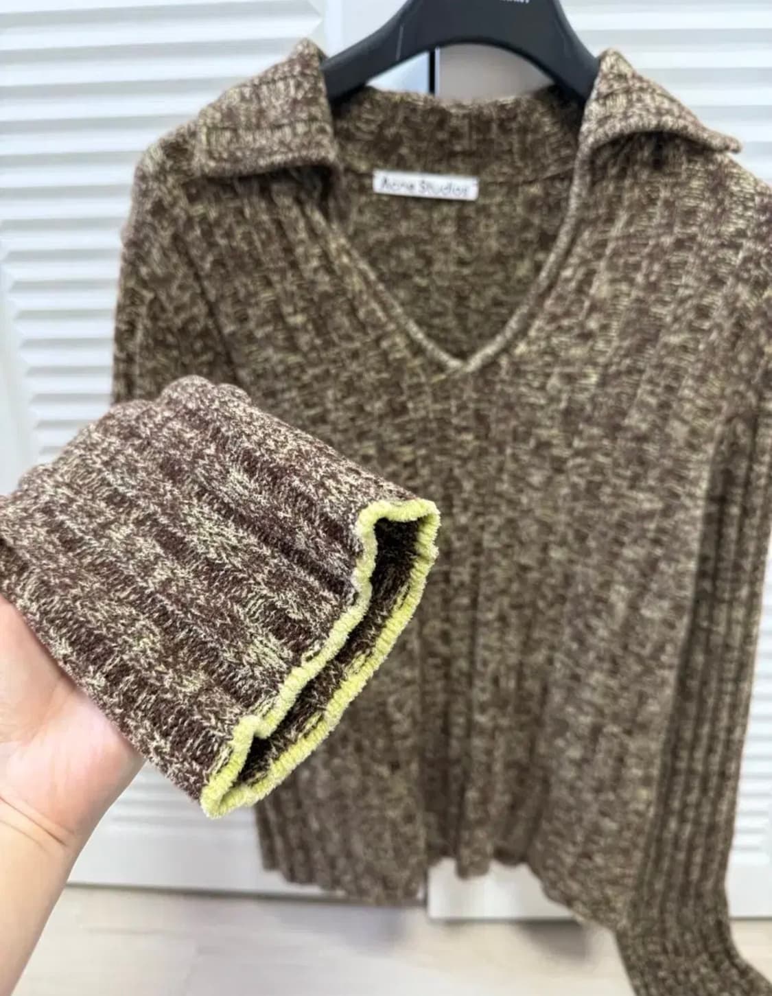 아크네 브라운 니트 M 상품이미지4