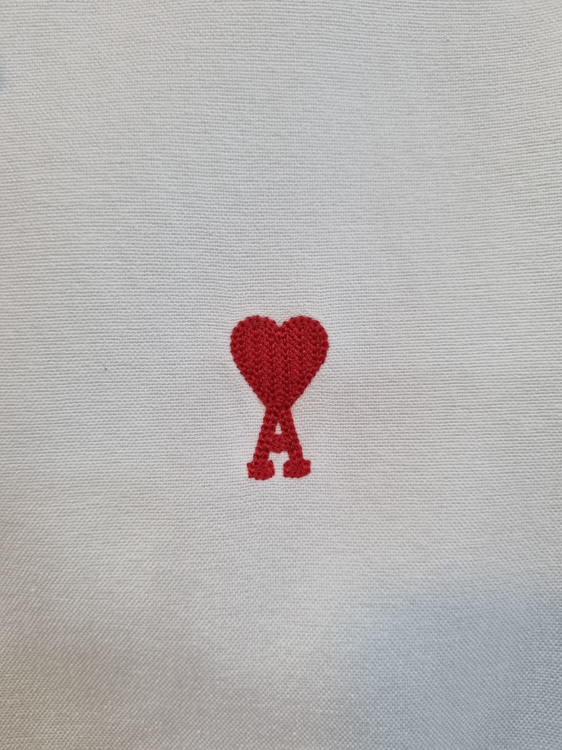 아미 스몰 하트 화이트 셔츠 M 상품이미지3