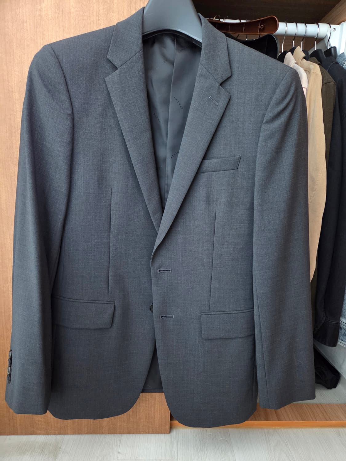 시슬리 남성 블레이저 자켓 차콜그레이 95사이즈 상품이미지1