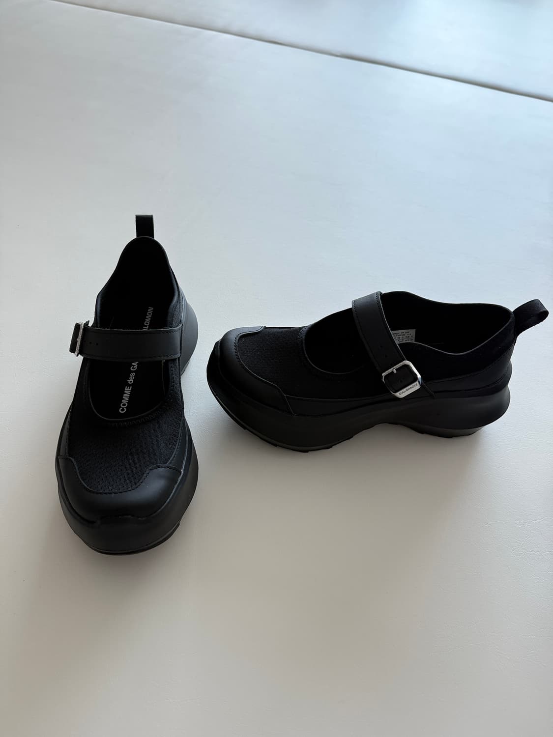 살로몬 꼼데 RX 메리제인 플랫폼 CDG 블랙 245 상품이미지4