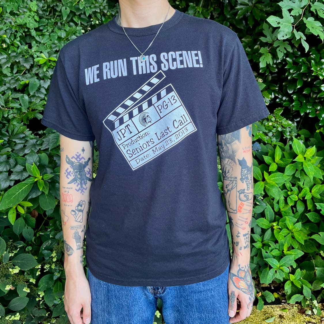 JERZEES vintage T-shirts BLK 상품이미지1