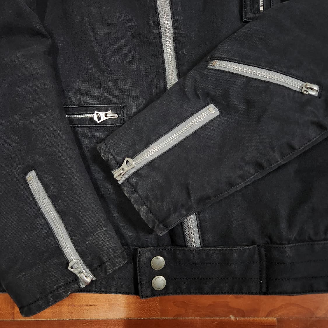 네이버후드 프라그먼트 20주년 기념 코튼 라이더 자켓 상품이미지5