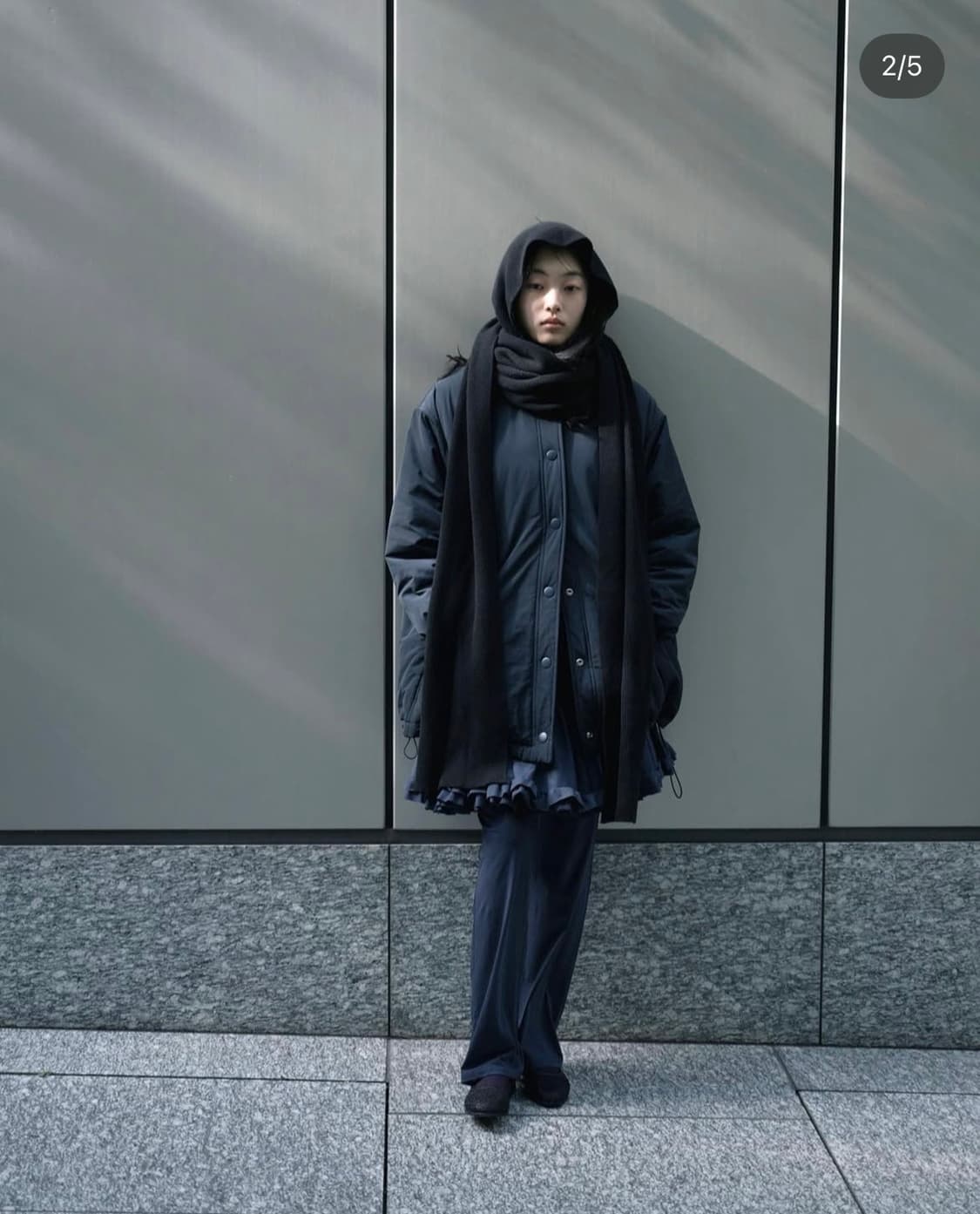 [COSMOSS] 코스모스 패딩 자켓 네이비 상품이미지4