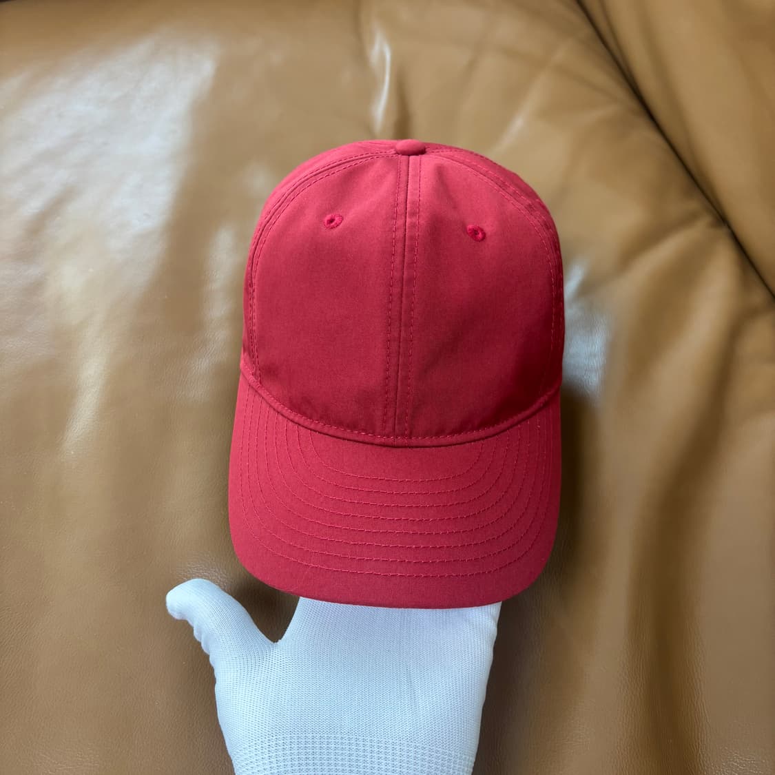 나나미카 노스페이스 퍼플라벨 6패널 볼캡 모자 고어텍스 인피니움 레드 상품이미지2