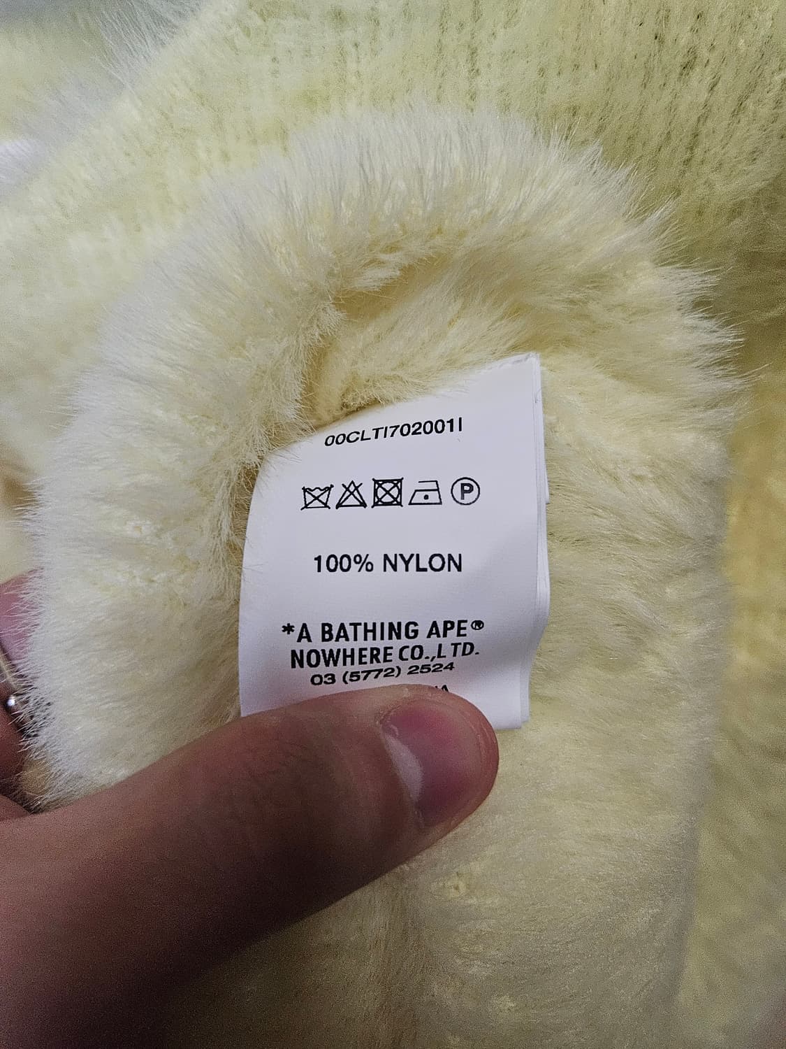 XS) 베이프 에이피 Bape Apee 모헤어 가디건 상품이미지6