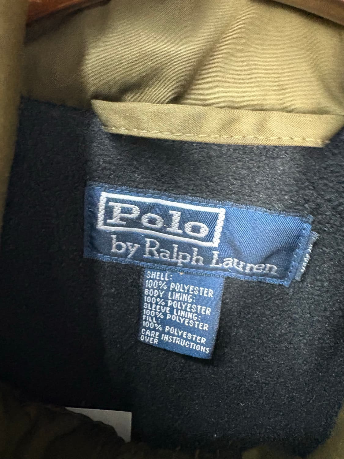 폴로랄프로렌 플리스 나일론 카키 페리 블루종자켓 A3277 상품이미지6