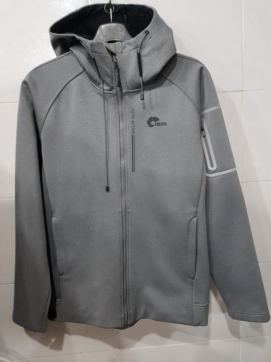 네파 ACTIVE 남성 기모 후드집업  상품이미지1