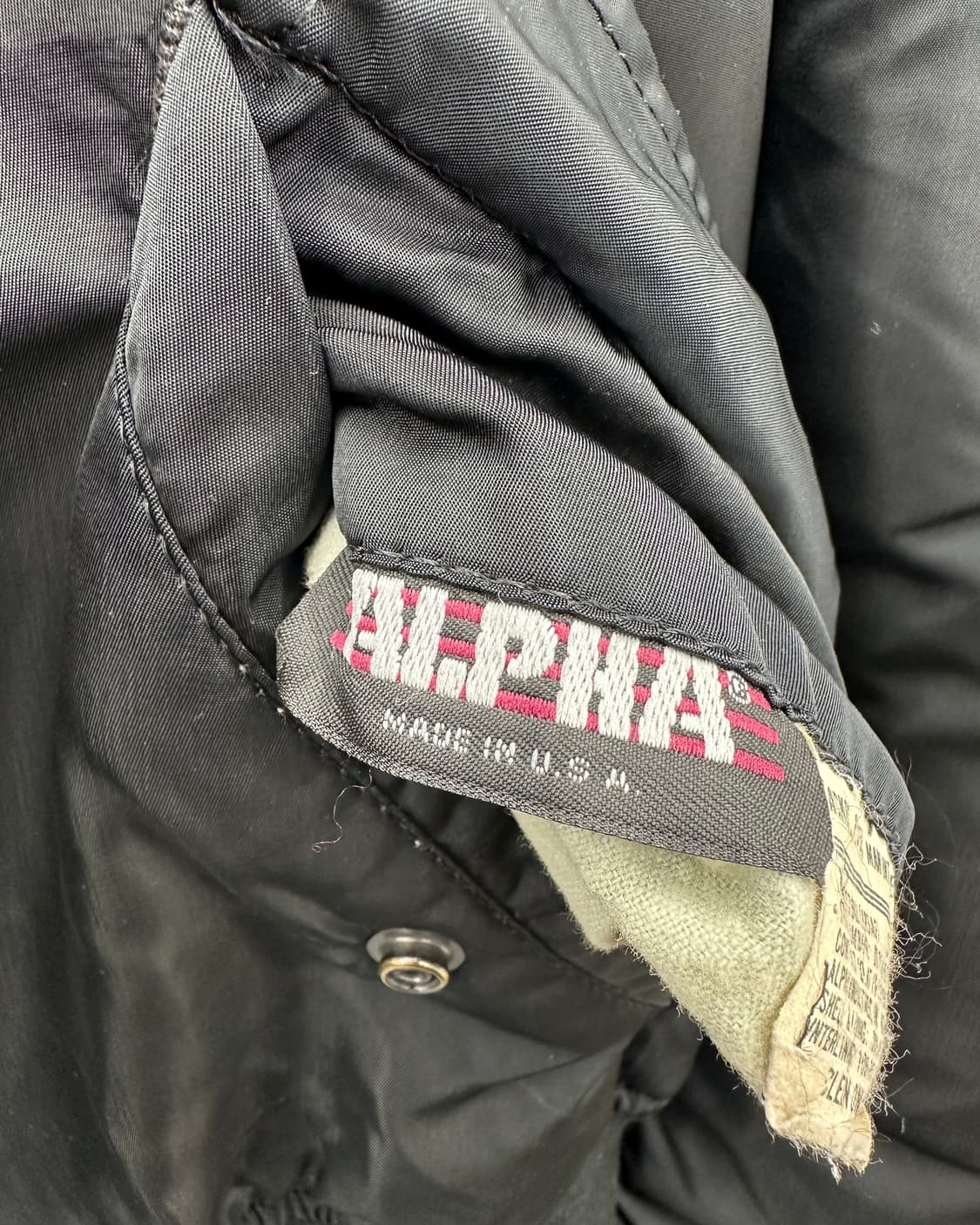(XL)90'S ALPHA USA 양면 항공점퍼-M1338 상품이미지6