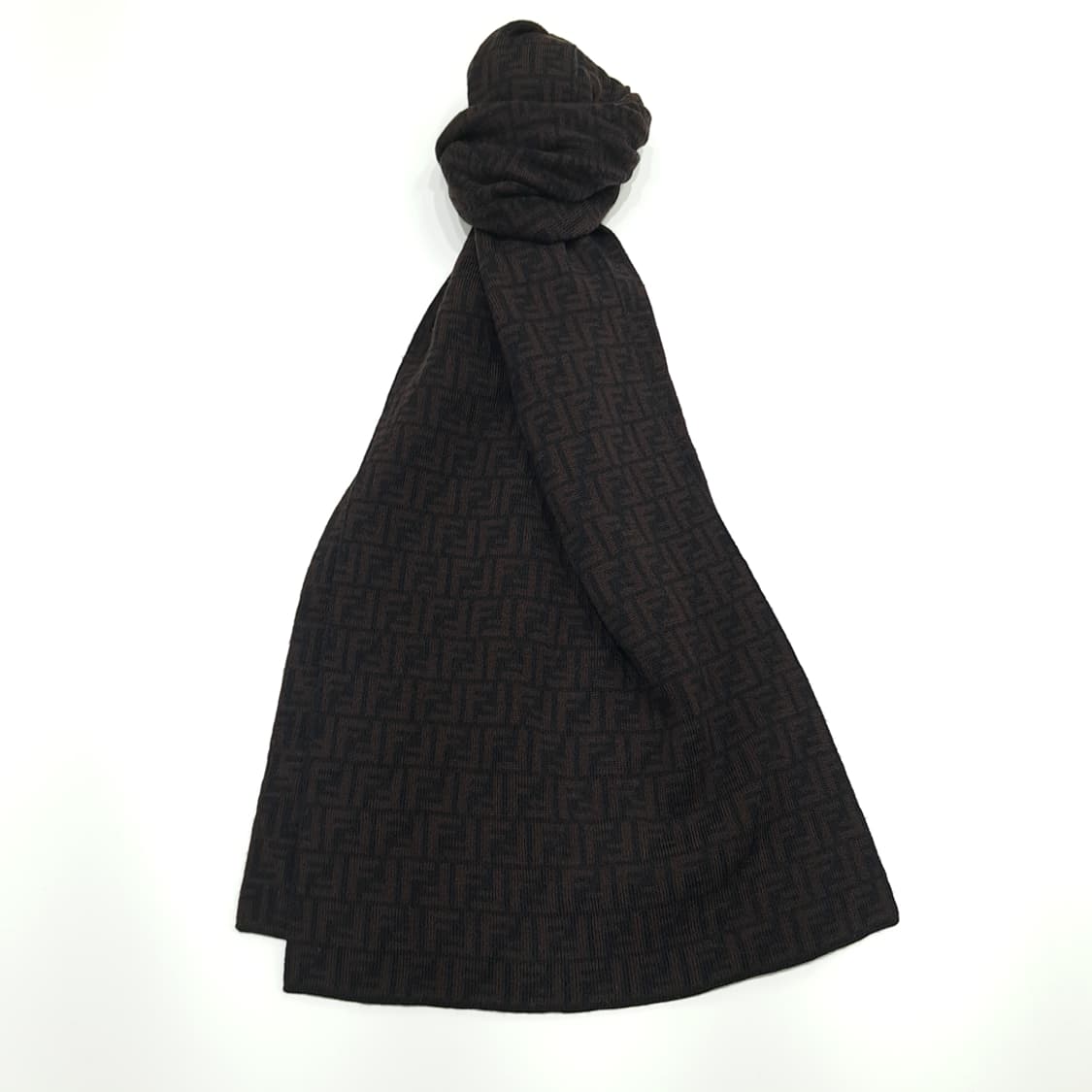 MX310 펜디 FF 패턴 브라운 울 목도리 머플러 상품이미지1