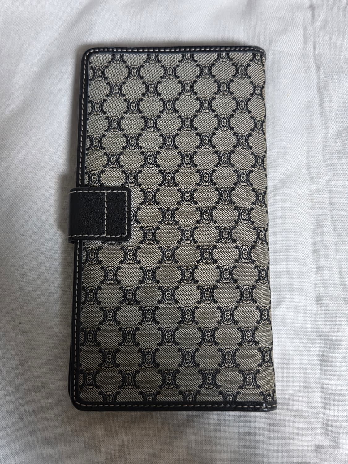 [정품] 셀린느 트리오페 클래식 캔버스 레더 장지갑 상품이미지3