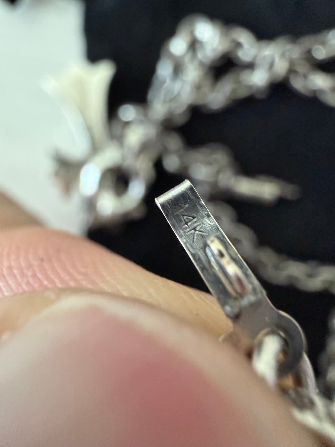 크롬하츠 스몰 크로스 페이퍼체인 일체형 상품이미지10