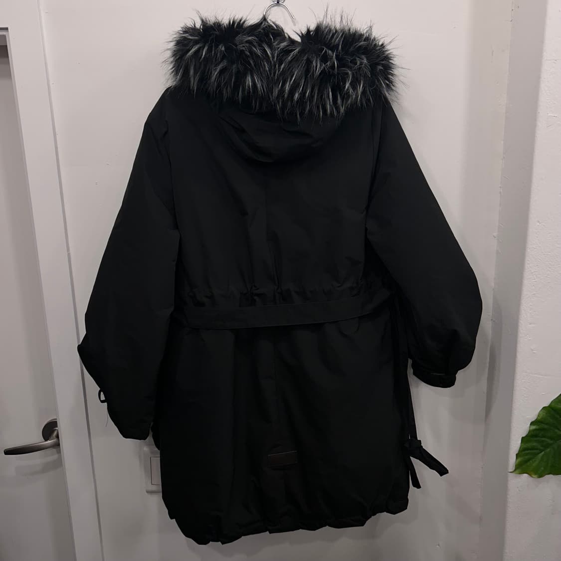 필드트립 모헤어 후드 롱 야상 누빔 개파카 상품이미지5