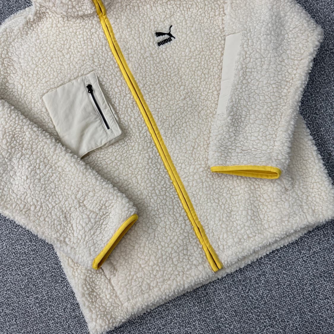 퓨마 캐주얼 쉐르파 양털 뽀글이 후리스 자켓 상품이미지3