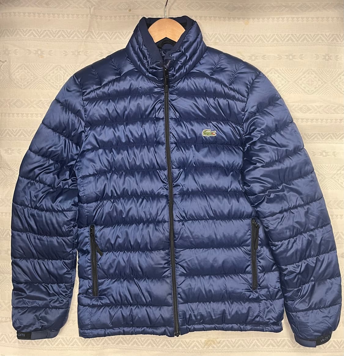 라코스테 네이비 구스 패딩 점퍼 상품이미지1
