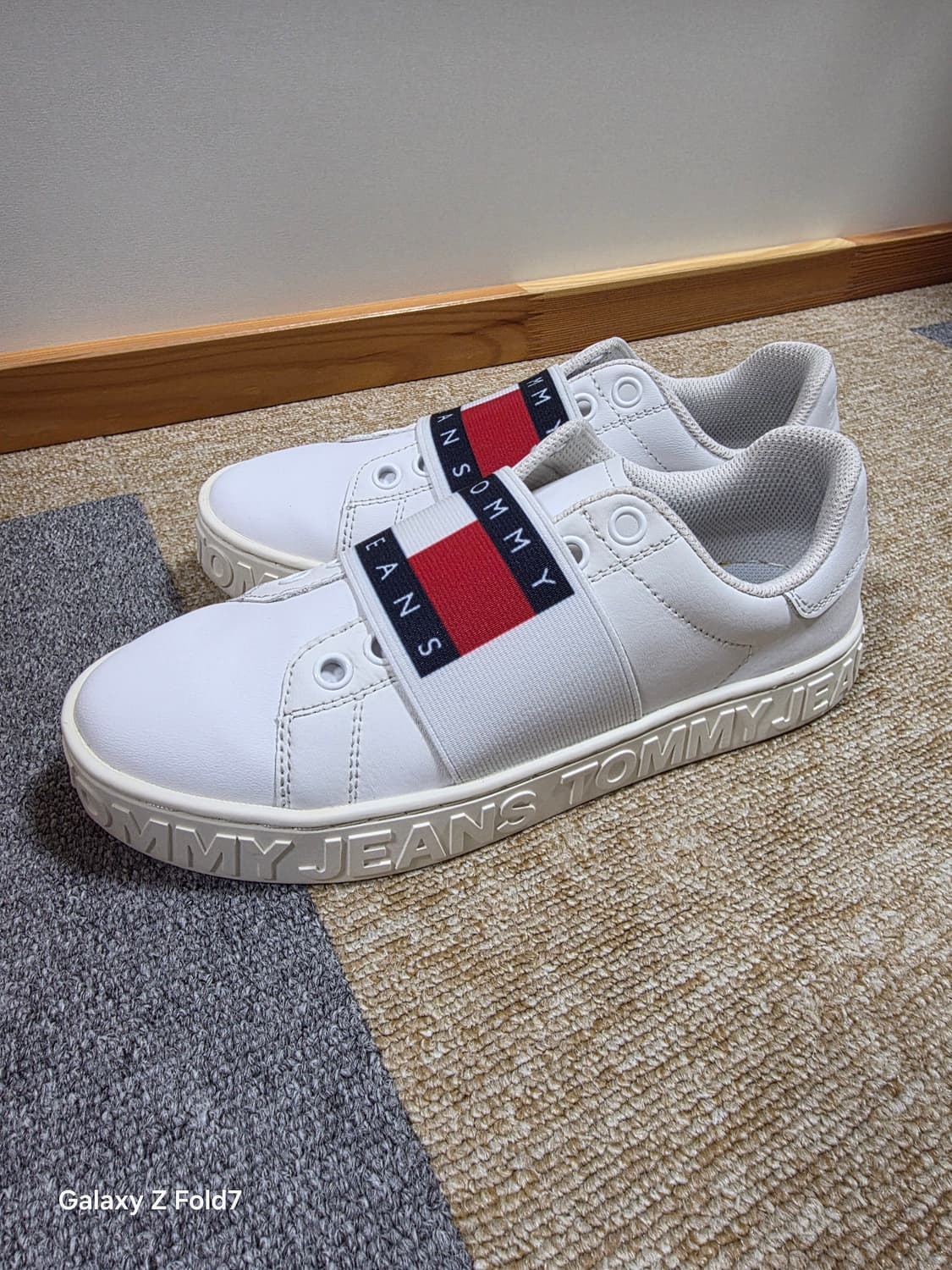 타미진스 화이트 스니커즈 슬립온 Jaz [230mm] 상품이미지2