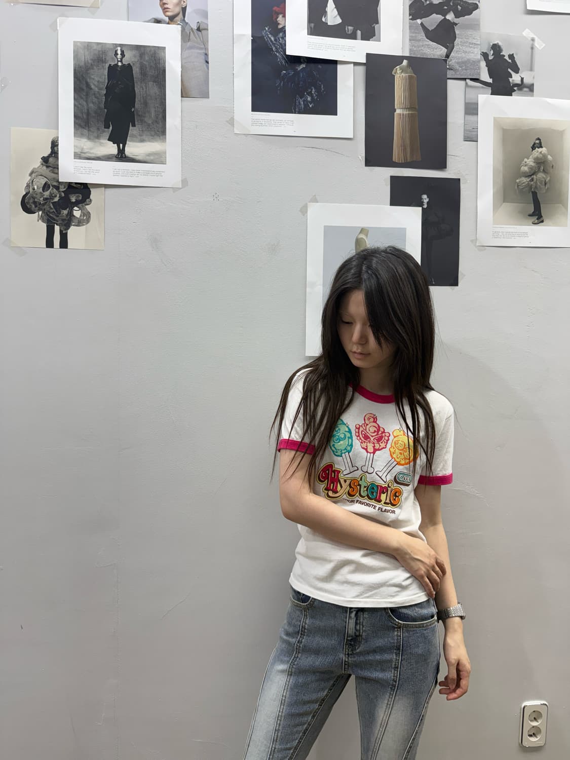 히스테릭 글래머 키치 히스 미니 티셔츠 상품이미지5