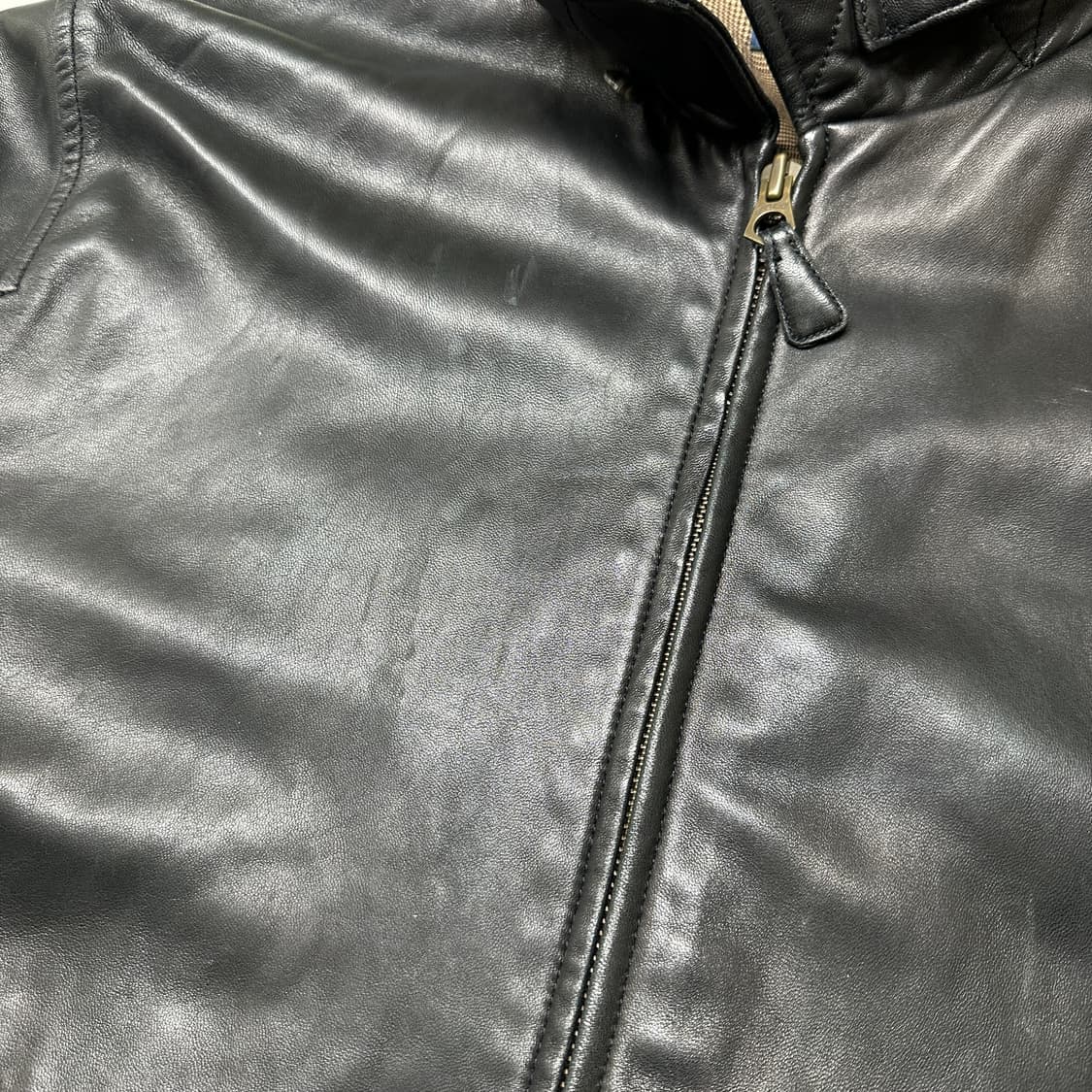 90s 폴로 맥스웰 레더 자켓 상품이미지9