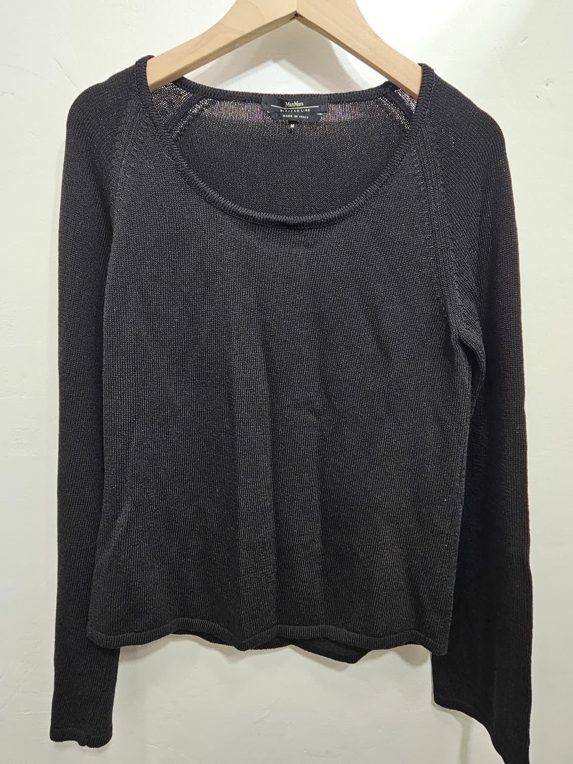 막스마라(MaxMara) 블랙 긴팔 니트 M 상품이미지8
