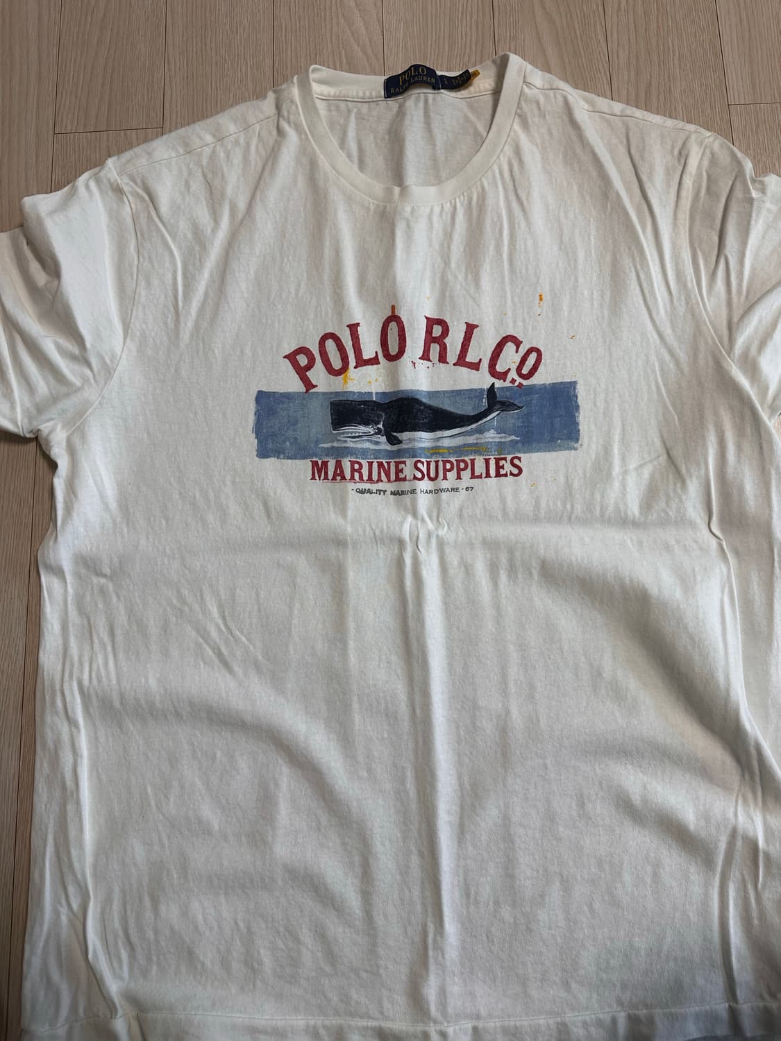 폴로랄프로렌 고래 티셔츠 L 상품이미지2
