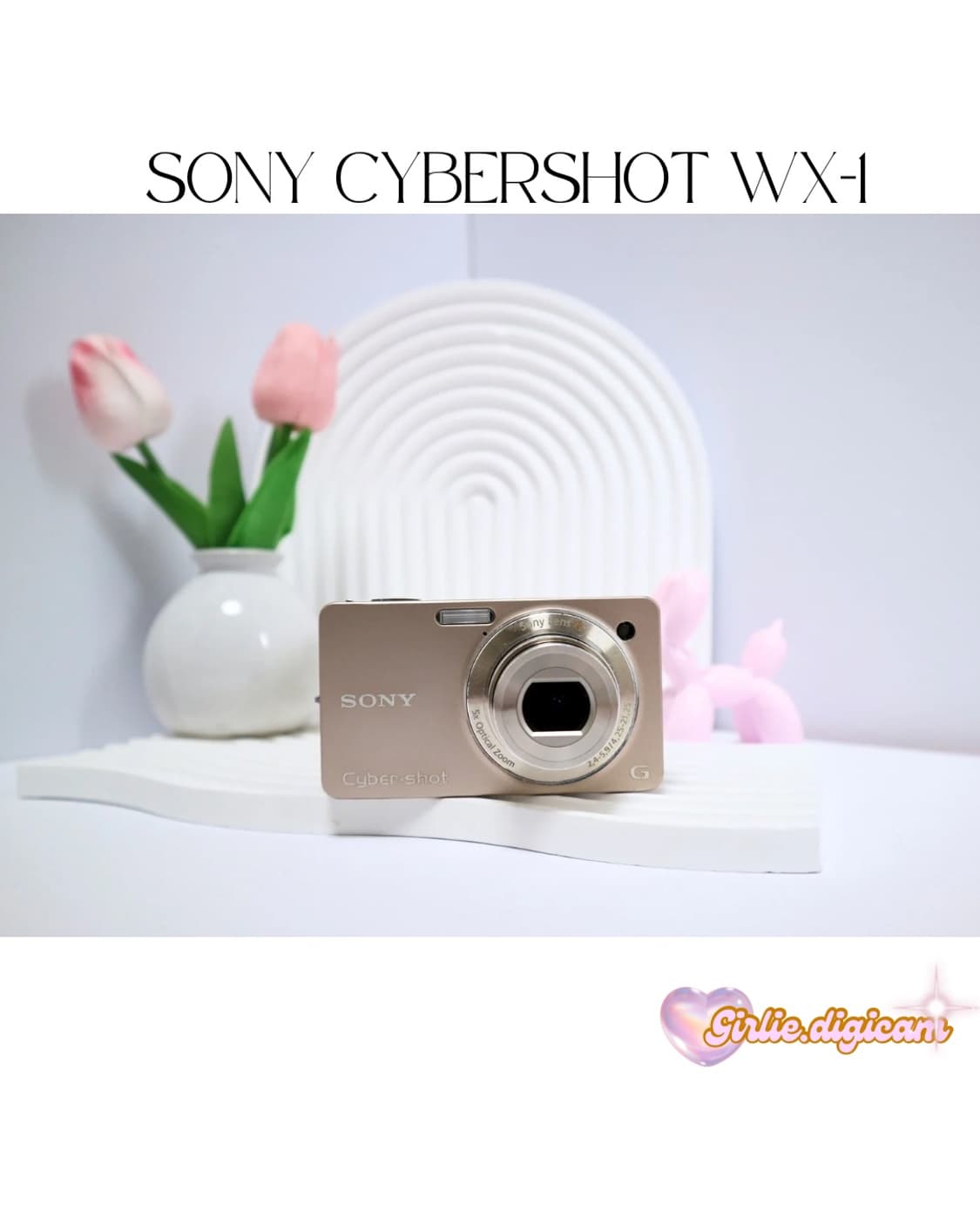 뽀용+인기기종  🌸 소니 사이버샷 WX-1 로즈골드 상품이미지1