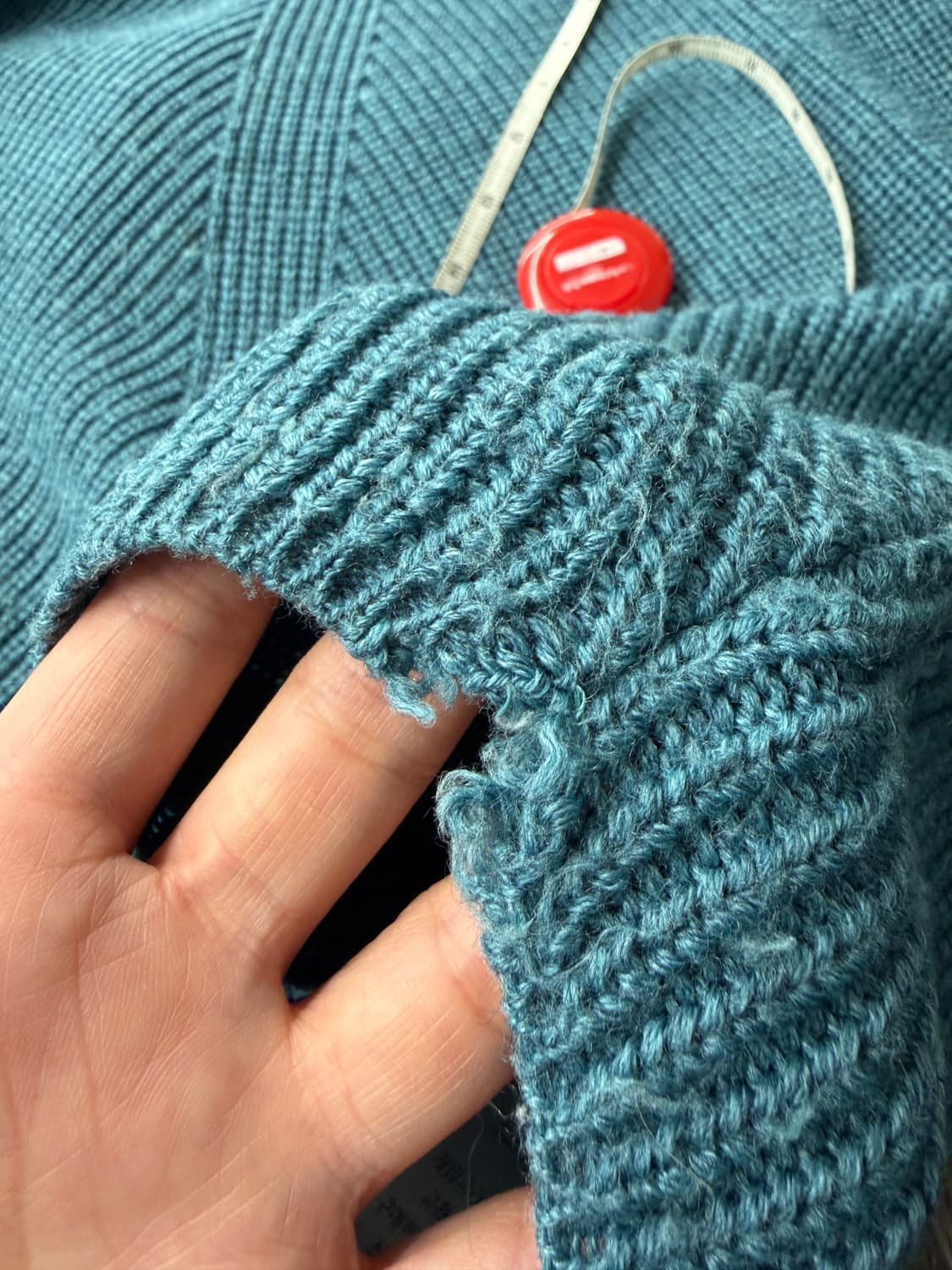 일본빈티지 청록 루즈핏 니트 상품이미지10