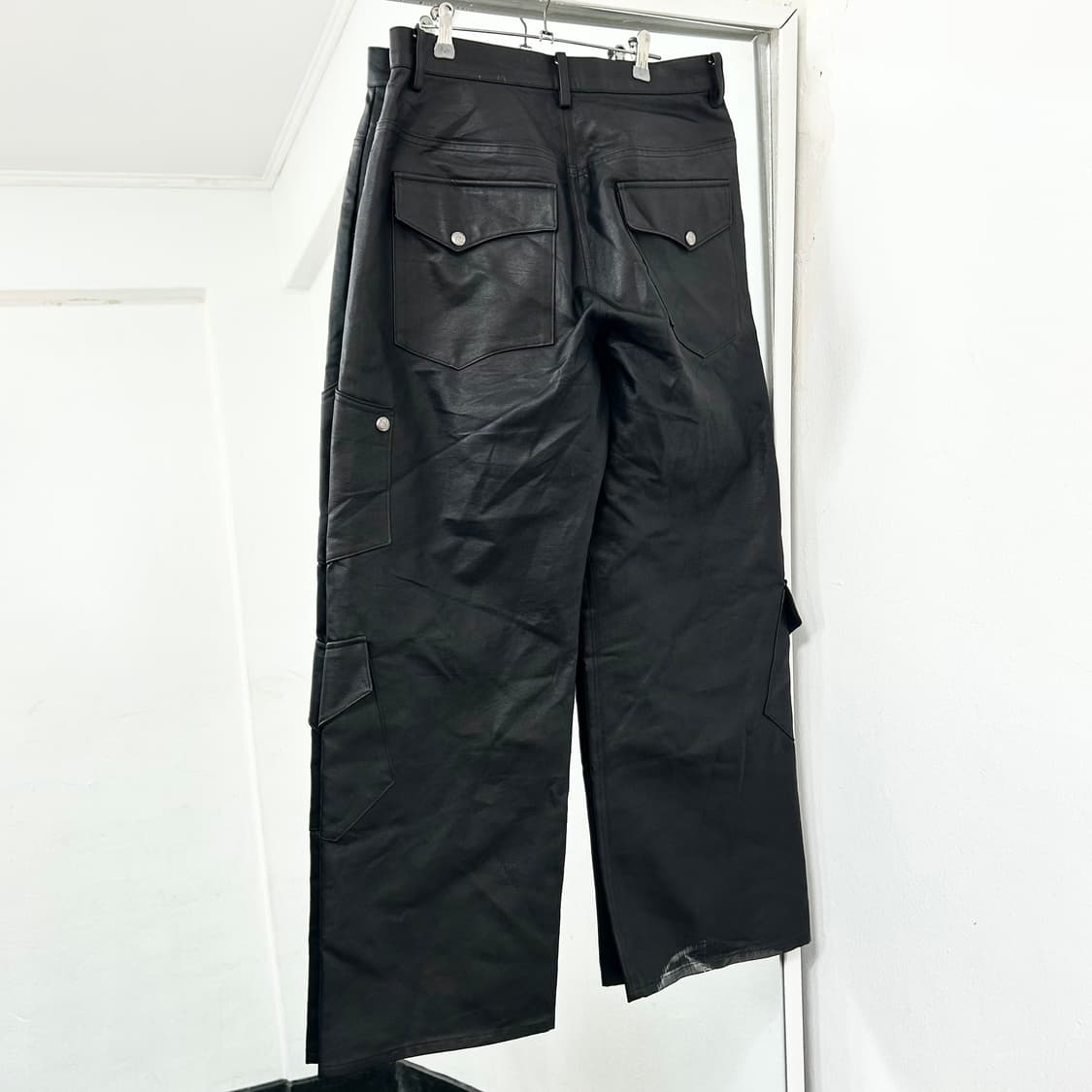 Raven 레더 카고 팬츠 상품이미지5