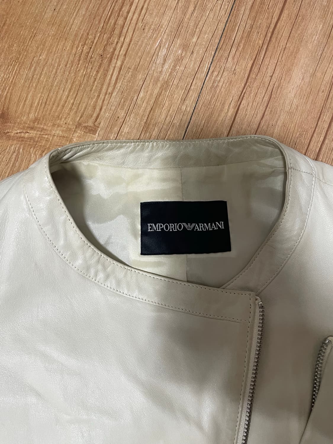 Emporio Armani 엠포리오 아르마니 투웨이 램스킨 레더자켓 상품이미지6