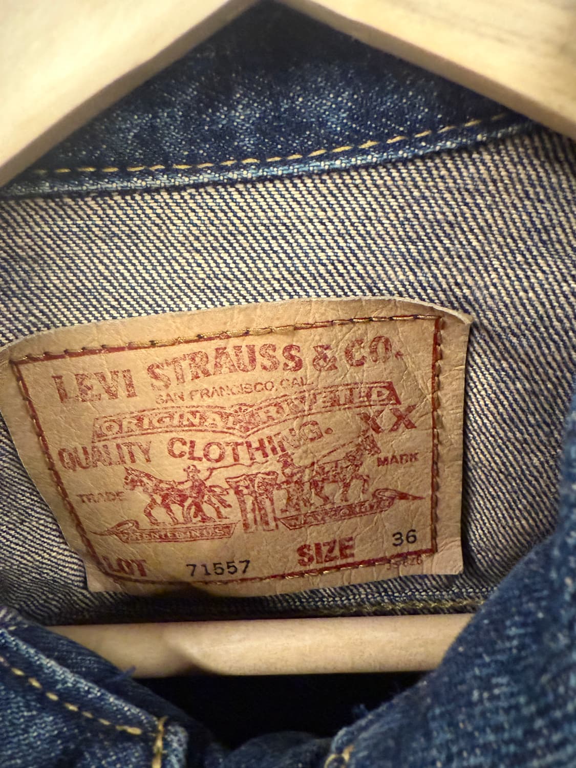 Levis 리바이스 90s 재패니즈 트러커 데님 청자켓 S 추천 상품이미지5