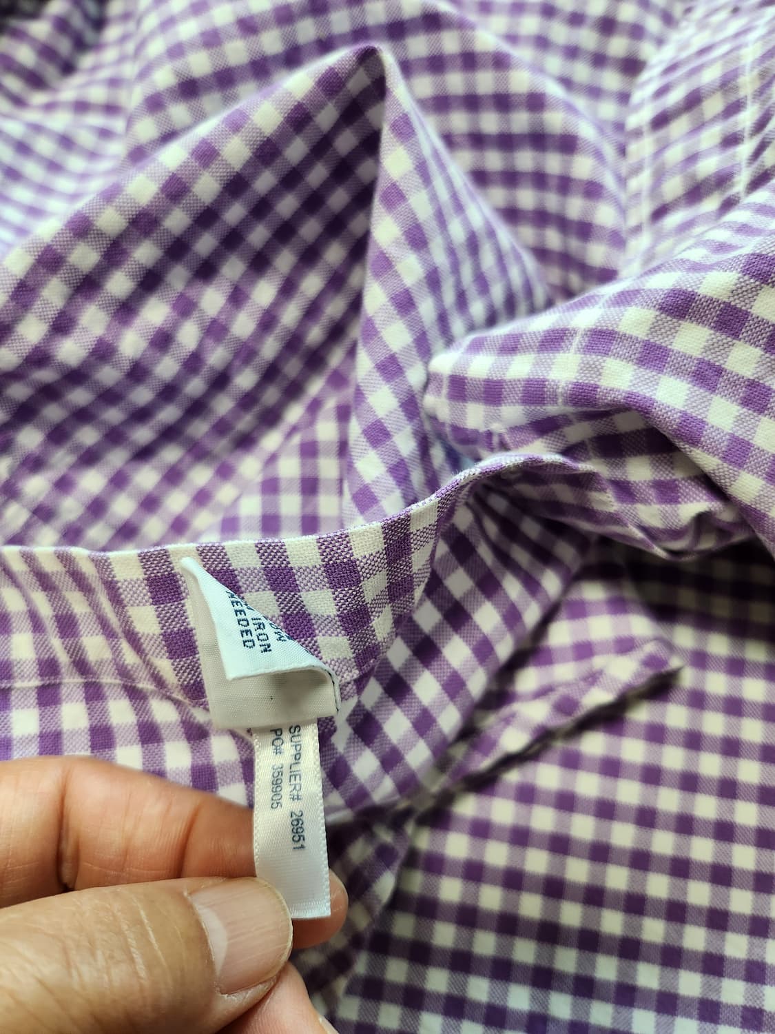 폴로랄프로렌 깅엄체크셔츠 (L 상품이미지8