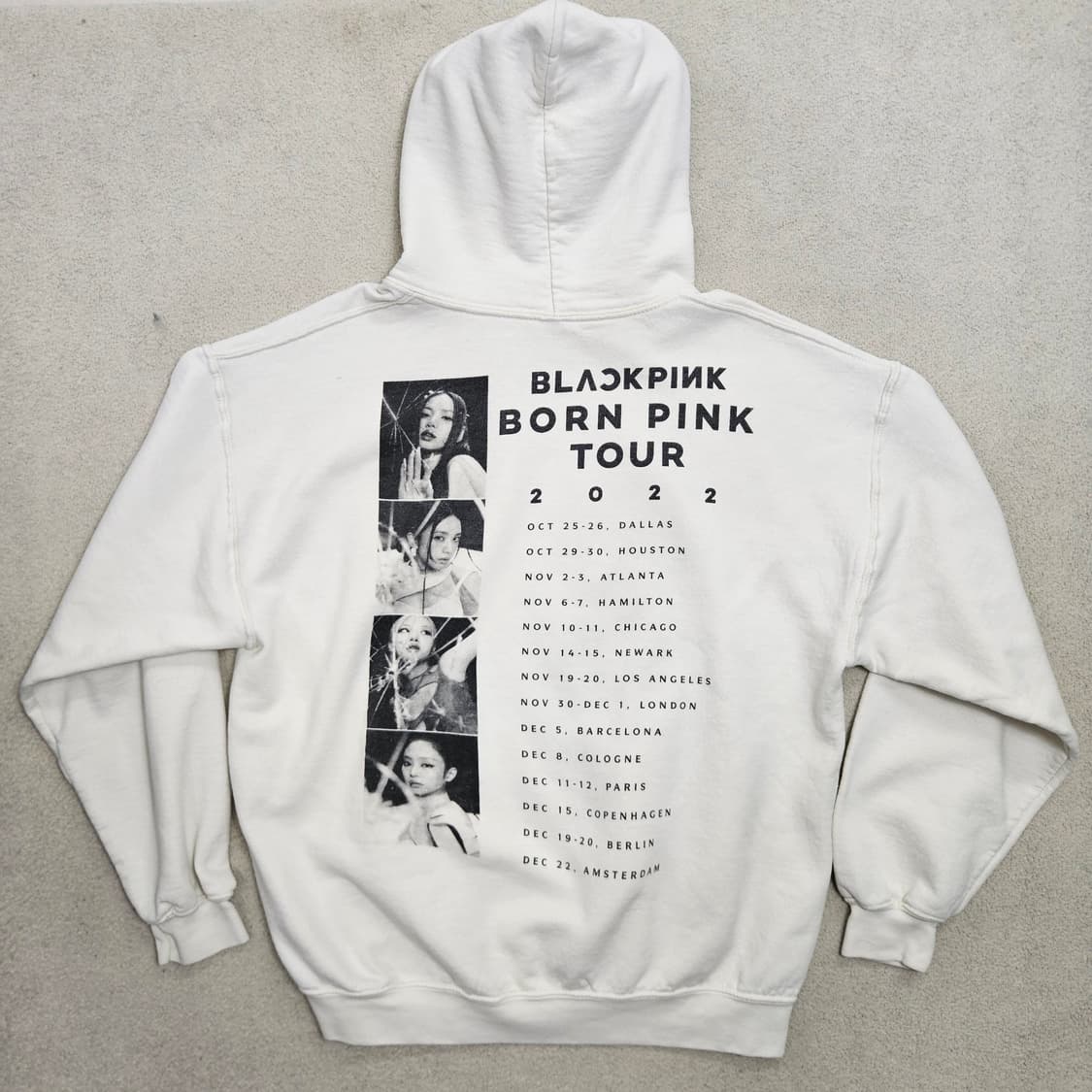 블랙핑크 BORN PINK TOUR 후드티 L 상품이미지1