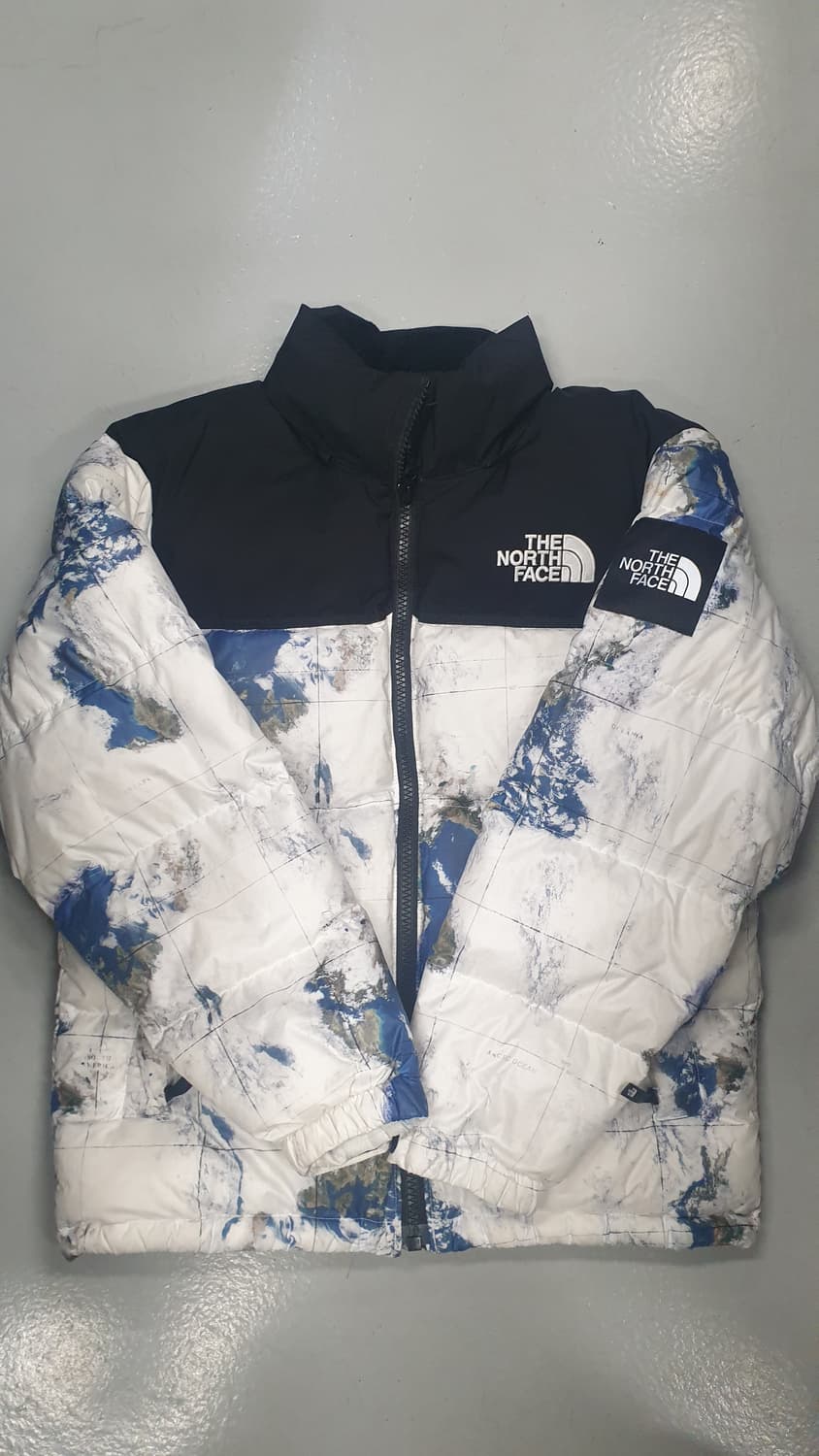 노스페이스 지구 눕시 패딩 S 상품이미지1
