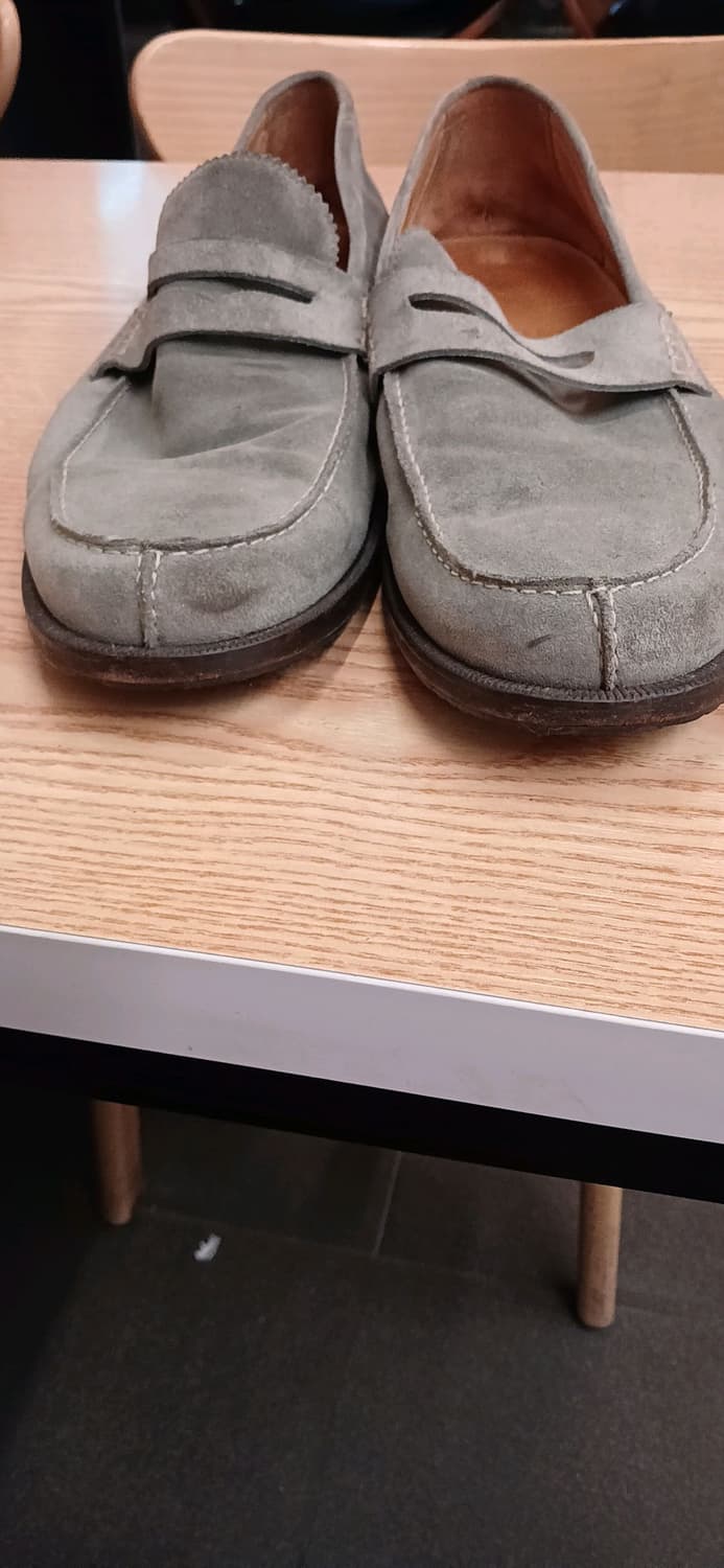 로렌조 반피 스칼라 라이트 그레이 스웨이드 로퍼
 상품이미지6