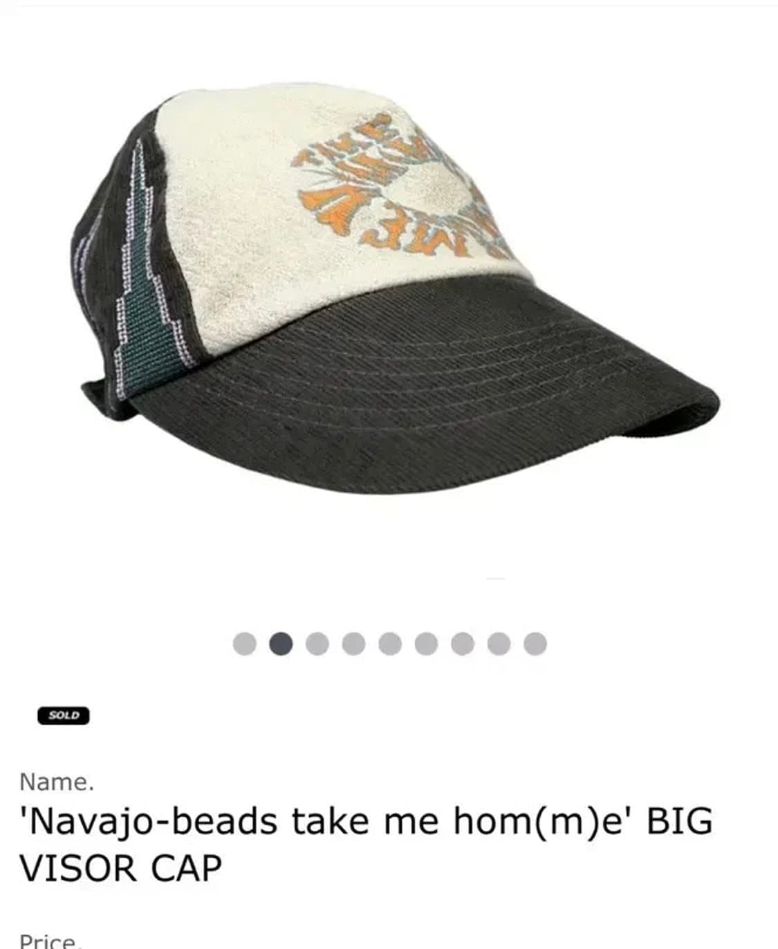 mpq 나바호 빅바이저캡 상품이미지1